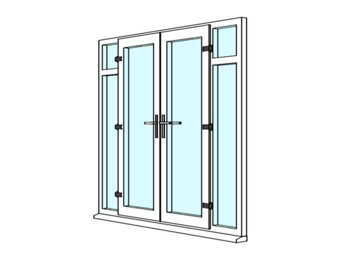 French doors with side windows 2