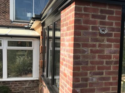 The details of the hidden gutters for orangery look professionally made. The Cornice / decorative fascia installation were done faithfully